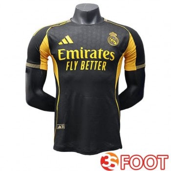 Maillot De Foot Real Madrid Special Edition Noir/Jaune 2025/2026