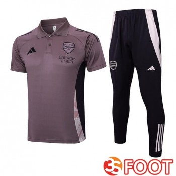 Ensemble Polo Arsenal + Pantalon Pourpre 2025/2026