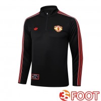 Training Sweatshirt Manchester United Noir 2025/2026