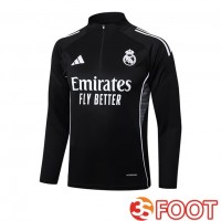 Training Sweatshirt Real Madrid Noir 2025/2026
