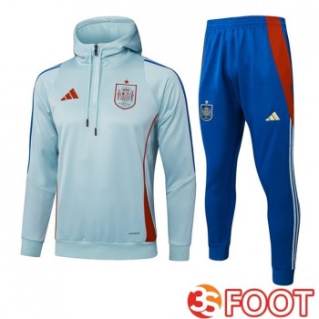 Survetement De Foot - Sweat A Capuche Espagne Vert 2025/2026