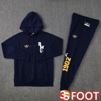 Survetement De Foot - Sweat A Capuche Real Madrid Bleu Royal 2025/2026