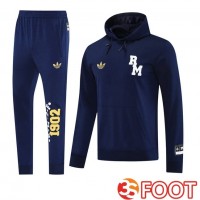 Survetement De Foot - Sweat A Capuche Real Madrid Bleu Royal 2025/2026