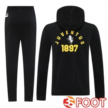 Survetement De Foot - Sweat A Capuche Juventus Noir 2025/2026