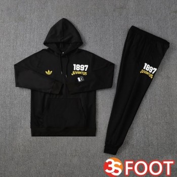Survetement De Foot - Sweat A Capuche Juventus Noir 2025/2026