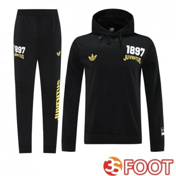 Survetement De Foot - Sweat A Capuche Juventus Noir 2025/2026