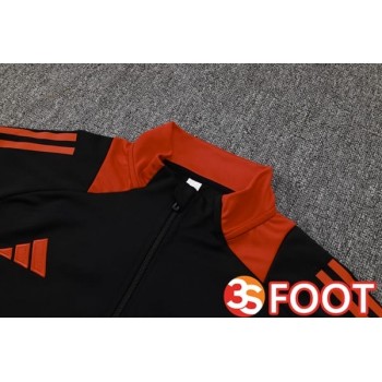 Ensemble Survetement De Foot - Veste SC Internacional Noir 2025/2026