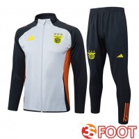 Ensemble Survetement De Foot - Veste S.L Benfica Gris 2025/2026