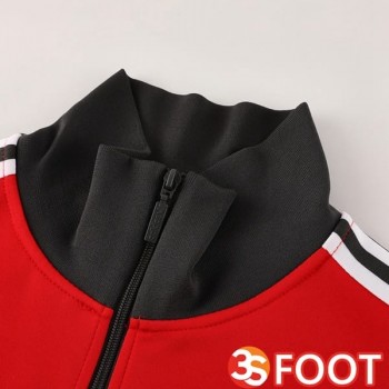 Ensemble Survetement De Foot - Veste Manchester United Rouge 2025/2026