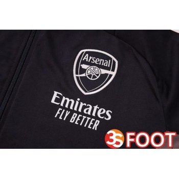 Ensemble Survetement De Foot - Veste Arsenal Pourpre 2025/2026