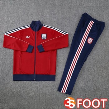 Ensemble Survetement De Foot - Veste Arsenal Rouge 2025/2026