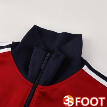 Ensemble Survetement De Foot - Veste Arsenal Rouge 2025/2026