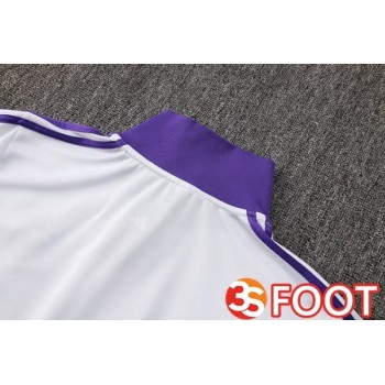 Ensemble Survetement De Foot - Veste Real Madrid Pourpre Blanc 2025/2026