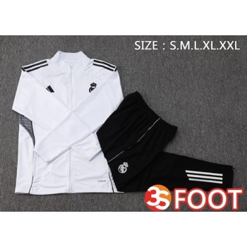 Ensemble Survetement De Foot - Veste Real Madrid Blanc 2025/2026