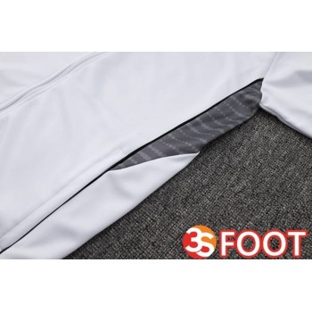 Ensemble Survetement De Foot - Veste Real Madrid Blanc 2025/2026