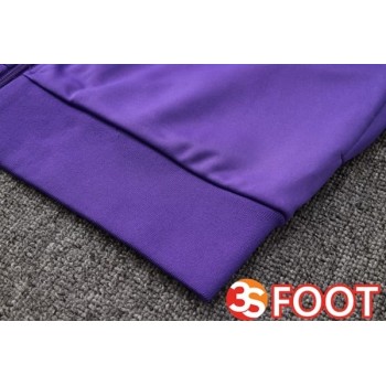 Ensemble Survetement De Foot - Veste Real Madrid Pourpre 2025/2026