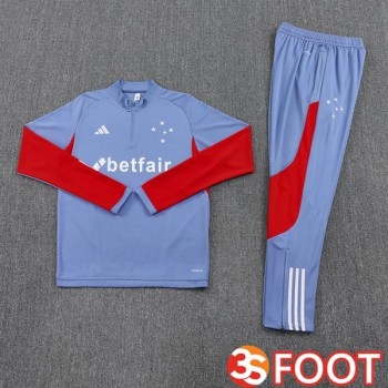 Ensemble Survetement De Foot Cruzeiro EC Bleu 2025/2026