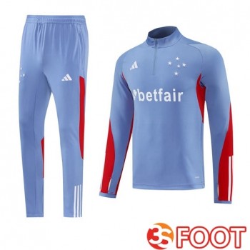 Ensemble Survetement De Foot Cruzeiro EC Bleu 2025/2026