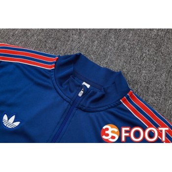 Ensemble Survetement De Foot Arsenal Bleu 2025/2026