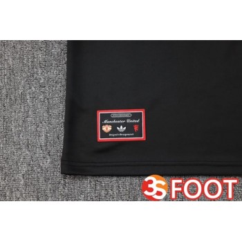 Ensemble Survetement De Foot Manchester United Noir 2025/2026