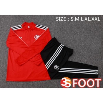 Ensemble Survetement De Foot Flamengo Rouge 2025/2026