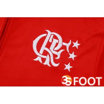 Ensemble Survetement De Foot Flamengo Rouge 2025/2026