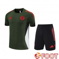 Ensemble Training T-Shirts Bayern Munich + Shorts Vert 2025/2026