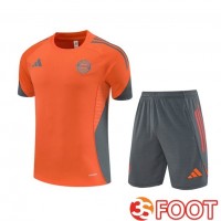 Ensemble Training T-Shirts Bayern Munich + Shorts Orange 2025/2026