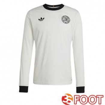 Maillot Foot Equipe De Allemagne Édition 125e Anniversaire Manche Longue Blanc 2025/2026