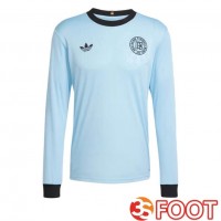 Maillot Foot Equipe De Allemagne Édition 125e Anniversaire Manche Longue Bleu 2025/2026