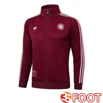Veste Foot Bayern Munich Rouge 2025/2026