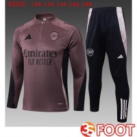 Ensemble Survetement De Foot Arsenal Enfant Pourpre 2025/2026