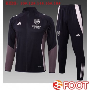 Ensemble Survetement De Foot - Veste Arsenal Enfant Pourpre 2025/2026