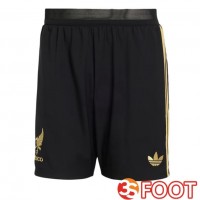 Short De Foot Equipe De Mexique Noir Jaune 2025/2026