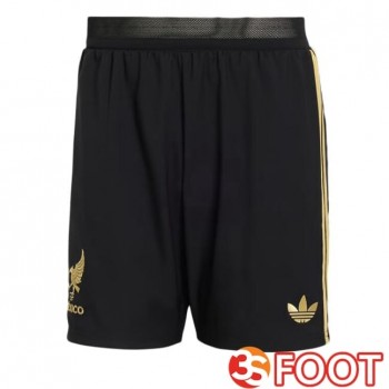 Short De Foot Equipe De Mexique Noir Jaune 2025/2026