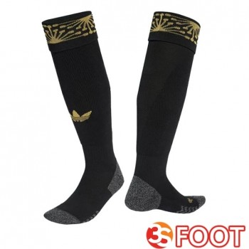 Chaussettes De Foot Mexique Noir Jaune 2025/2026