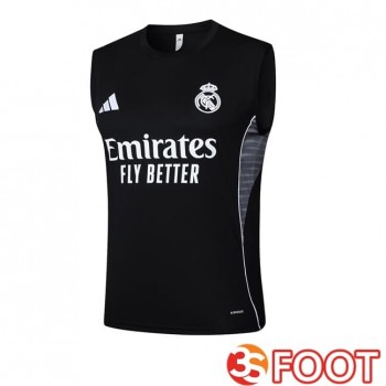 Gilet Foot Real Madrid Noir 2025/2026