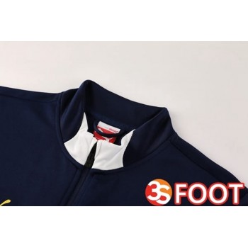 Ensemble Survetement De Foot - Veste Portugal Bleu Royal 2025/2026