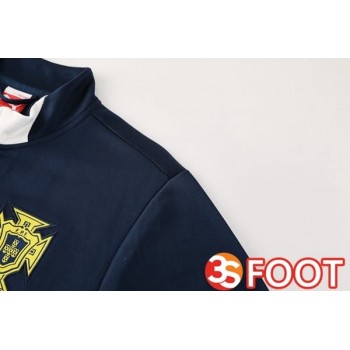 Ensemble Survetement De Foot - Veste Portugal Bleu Royal 2025/2026