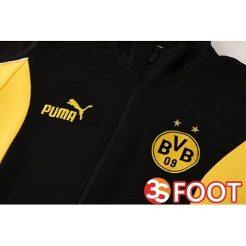 Ensemble Survetement De Foot - Veste Dortmund BVB Jaune Noir 2025/2026