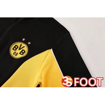 Ensemble Survetement De Foot - Veste Dortmund BVB Jaune Noir 2025/2026