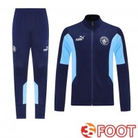 Ensemble Survetement De Foot - Veste Manchester City Bleu Royal 2025/2026