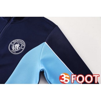 Ensemble Survetement De Foot - Veste Manchester City Bleu Royal 2025/2026