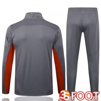 Ensemble Survetement De Foot - Veste AC Milan Gris 2025/2026