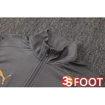 Ensemble Survetement De Foot - Veste AC Milan Gris 2025/2026
