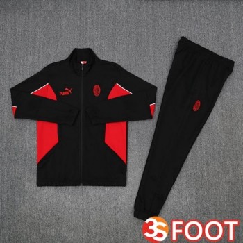 Ensemble Survetement De Foot - Veste AC Milan Noir 2025/2026
