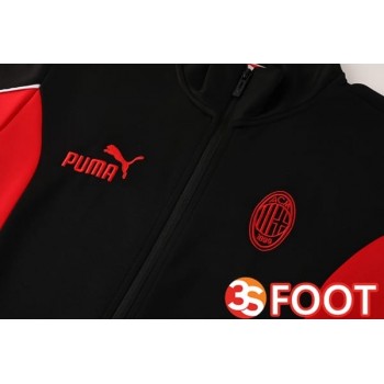Ensemble Survetement De Foot - Veste AC Milan Noir 2025/2026