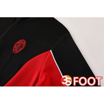 Ensemble Survetement De Foot - Veste AC Milan Noir 2025/2026