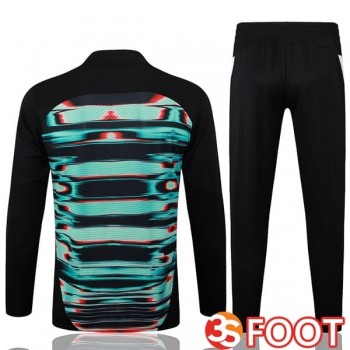 Ensemble Survetement De Foot Portugal Vert Noir 2025/2026