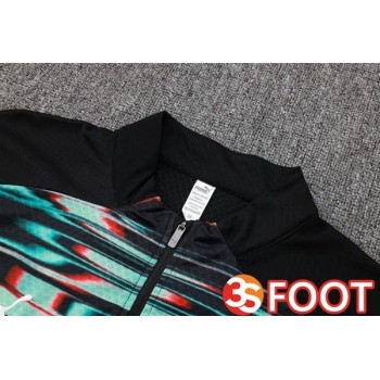 Ensemble Survetement De Foot Portugal Vert Noir 2025/2026